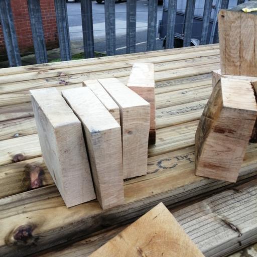 training Greater Manchester Wigan - Photos for JOB LOT! OAK BLOCKS