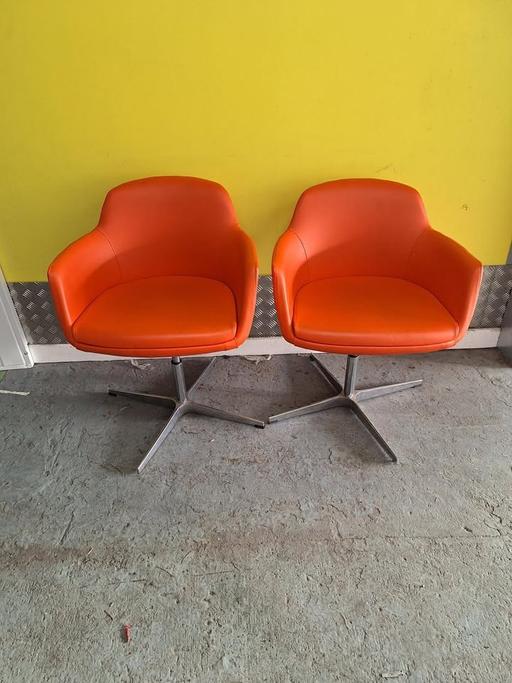 Buy & Sell West Midlands Dudley - Photos for 2 x Orange Chairs