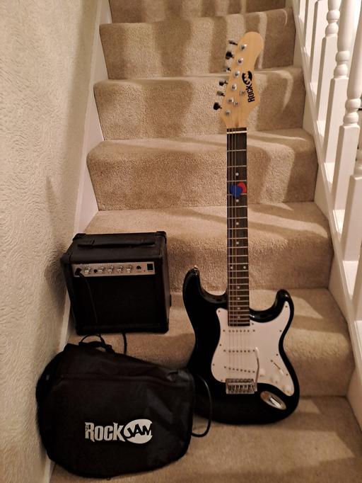 Buy & Sell West Midlands Dudley - Photos for Rock Jam black guitar & amp