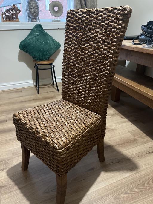 Buy & Sell South Yorkshire Doncaster - Photos for One next solid wicker dining/desk chair heavy