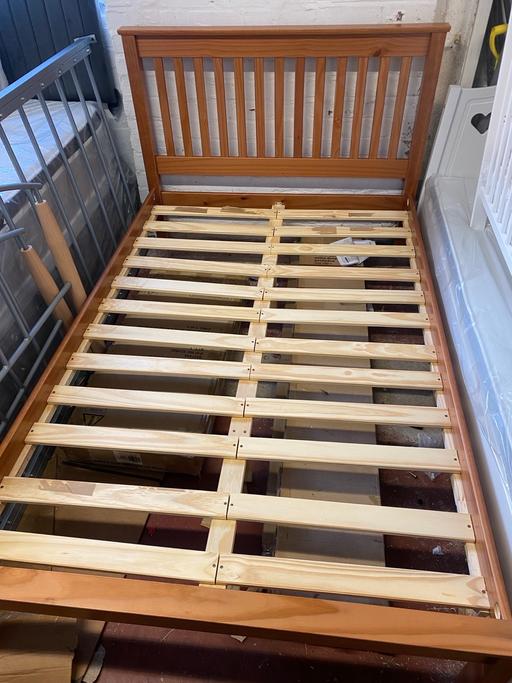 Buy & Sell West Midlands Coventry - Photos for Aspley Small Double Wooden Bed Frame - Oak