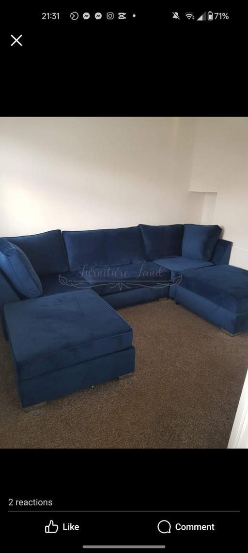 Buy & Sell Central London Charing Cross - Central London - Photos for Bishop U Shape Sofa Heigh back cushion