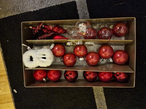 Buy & Sell Greater Manchester Wigan - Photos for Red Christmas tree decorations