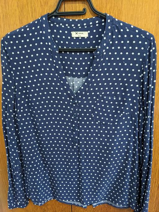 Buy & Sell South West London Merton - Photos for Navy polka dot blouse size M