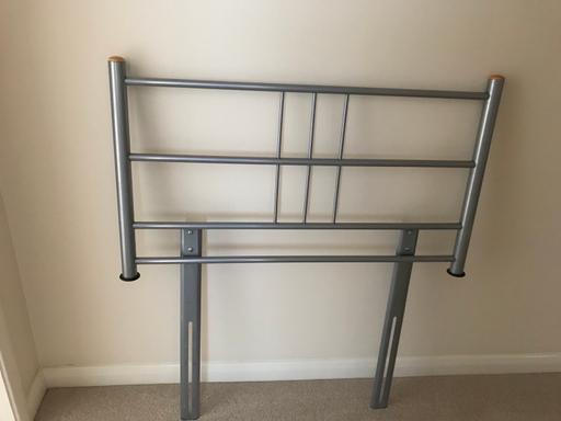 Buy & Sell South Yorkshire Sheffield - Photos for Seetall metal silver single headboard