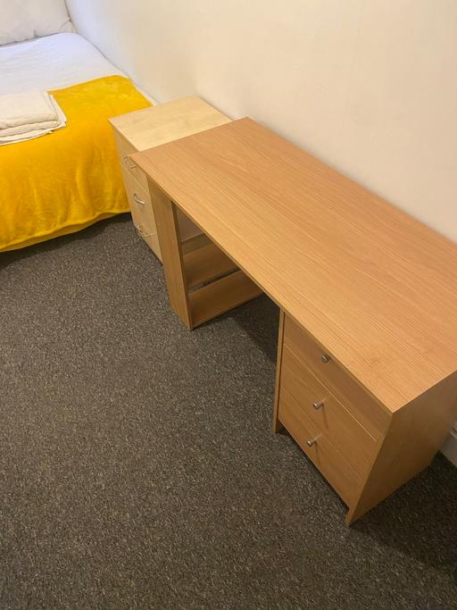 Buy & Sell West Midlands Coventry - Photos for Malibu 3 Drawer Office Desk - Oak Effect