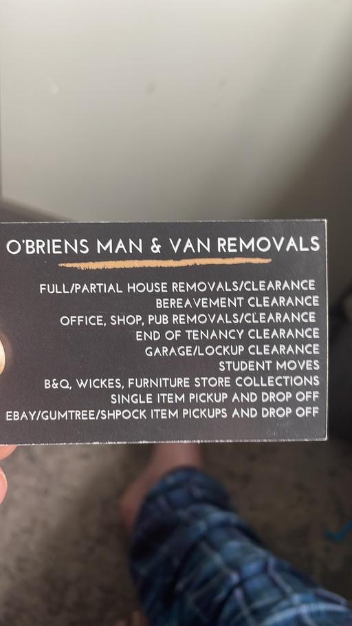 Buy & Sell South Yorkshire Sheffield - Photos for OBRIEN man and van removals