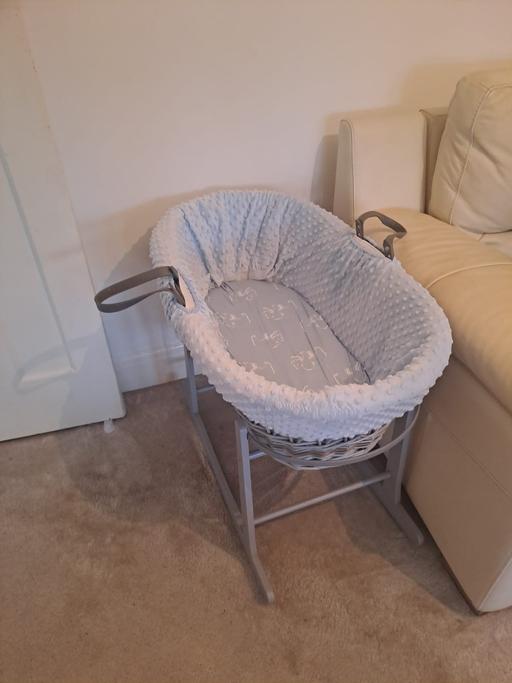 Buy & Sell Kent Medway - Kent - Photos for Clair de Lune Moses Basket & Stand.