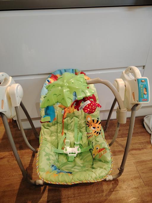 Buy & Sell Staffordshire Stoke-on-Trent - Photos for Fisher Price Rainforest baby swing rocker cha