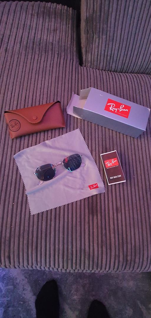 Buy & Sell West Midlands Birmingham - Photos for Raybans hexagonal silver and blue