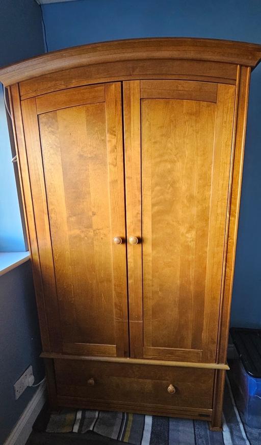 Buy & Sell South East London Blackfen - South East London - Photos for Mamas & Papas Solid Oak Wardrobe