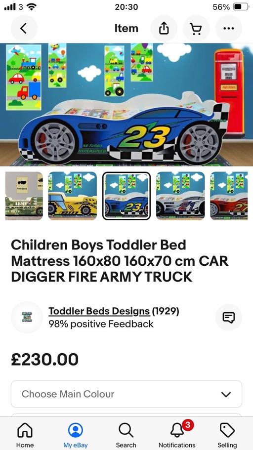 Buy & Sell Derbyshire South Derbyshire - Photos for Boys car bed and mattress