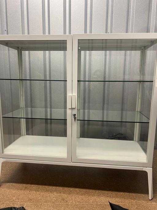 Buy & Sell East London Plaistow - East London - Photos for Glass-door Cabinet MILSBO White