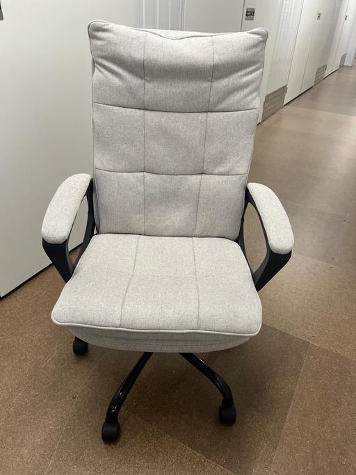 Buy & Sell East London Plaistow - East London - Photos for Light grey office chair adjustable