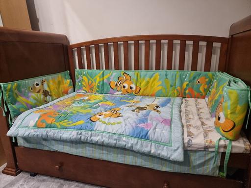 Buy & Sell West London Hillingdon - Photos for Sleigh Cot Bed with a Pullout Drawer