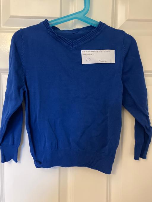 Buy & Sell West Yorkshire Bradford - Photos for School jumper 3-4 years in blue £2