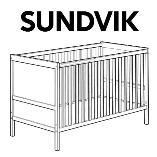 Buy & Sell Essex Southend-on-Sea - Photos for IKEA Sundvik Cot / Bed incl. mattress