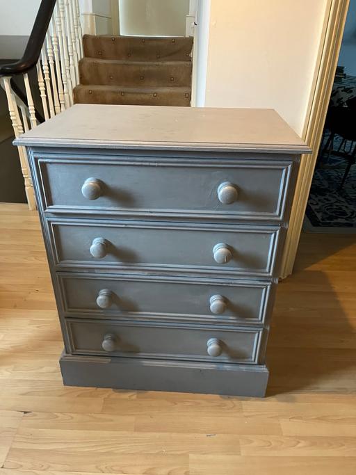 Buy & Sell West London North Kensington - W11 - Photos for Pine chest of drawers painted grey