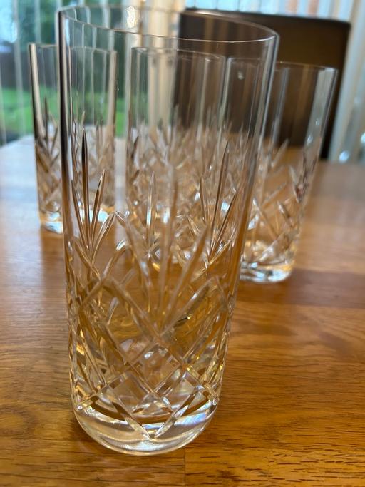 Buy & Sell West Midlands Birmingham - Photos for Highball cut crystal glasses