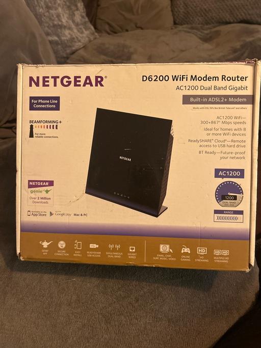 Buy & Sell Kent Swale - Photos for Netgear D6200 WiFi DSL Modem Router