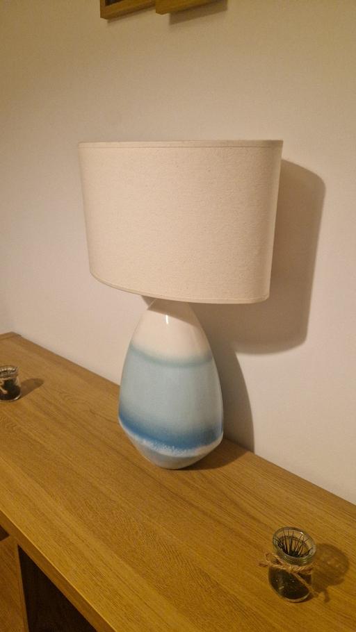 Buy & Sell Bedfordshire Luton - Photos for Next ombre turquoise table lamp