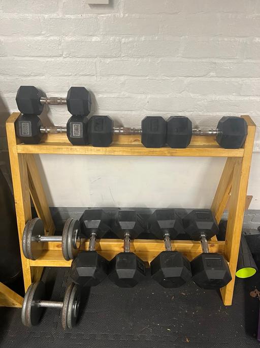 Buy & Sell Surrey Elmbridge - Photos for Dumbbell set and storage rack