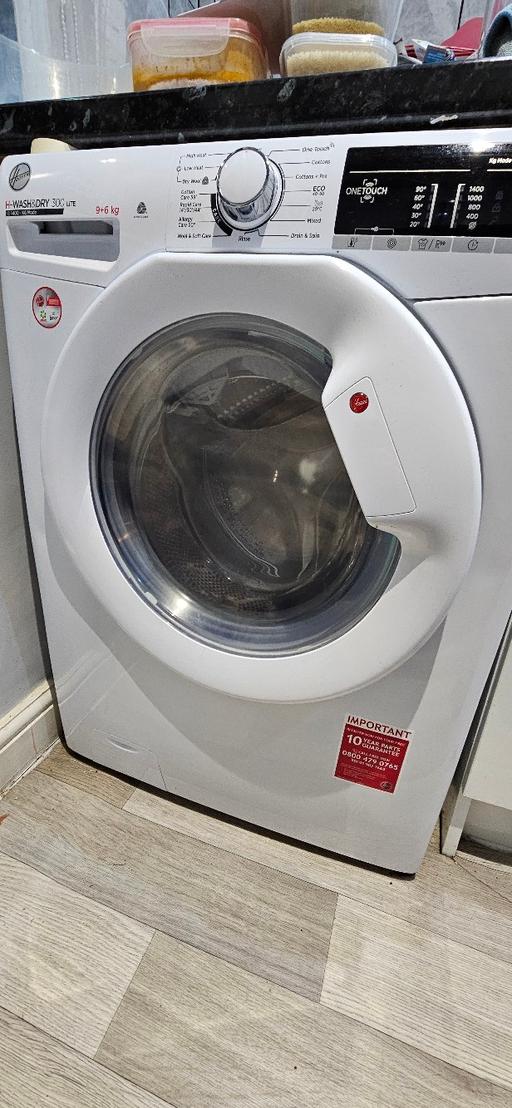 Buy & Sell Staffordshire Cannock Chase - Photos for Hoover H3D496TE 9kg/6kg Washer Dryer – White