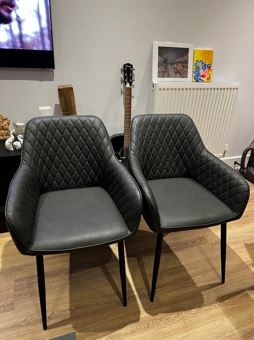 Buy & Sell South East London Elephant and Castle - South East London - Photos for Faux Leather dining chair set of 2