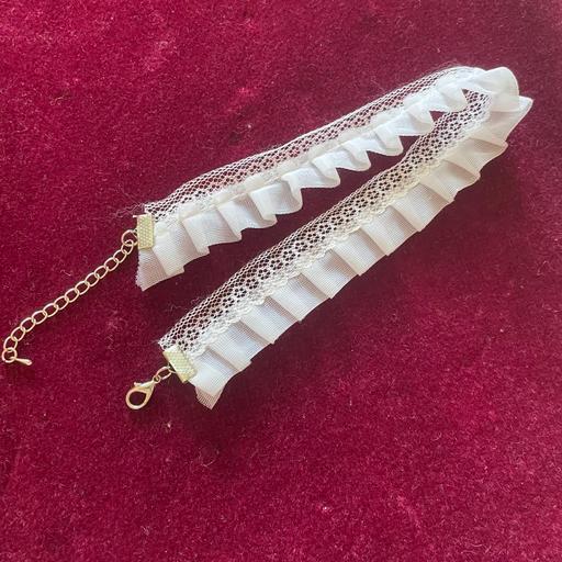 Buy & Sell Dorset Bournemouth, Christchurch and Poole - Photos for Handmade White Frilled Lace Choker