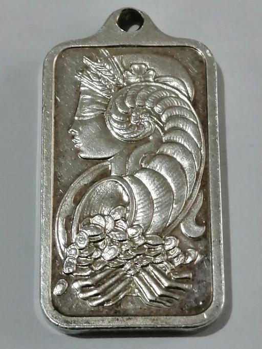 Buy & Sell West Midlands Birmingham - Photos for Rare vintage Silver pendant bar pamp suisse