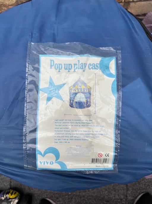 Buy & Sell North West London Harrow - Photos for Kids pop up play castle tent