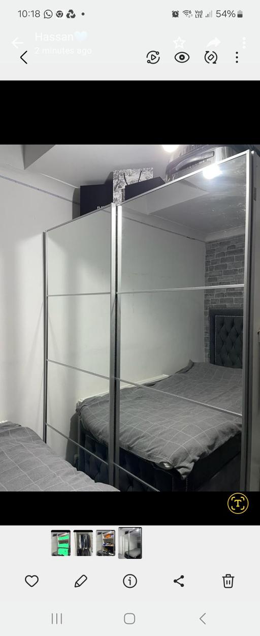 Buy & Sell Lancashire Ribble Valley - Photos for ikea pax sliding wardrobe 150cm x 201cm