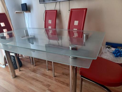 Buy & Sell West Midlands Coventry - Photos for 6 chairs and glass table.