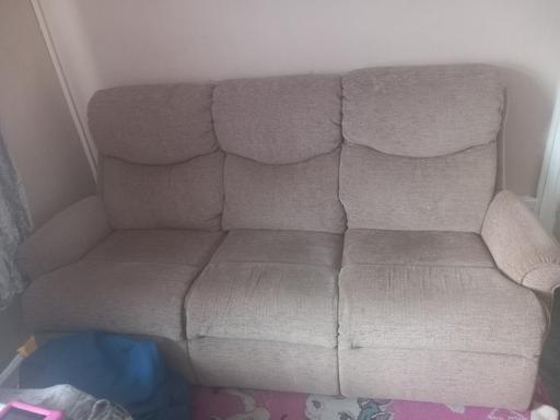 Buy & Sell West Midlands Walsall - Photos for Light brown/cream sofa