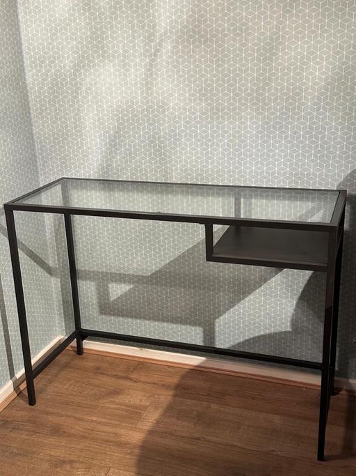 Buy & Sell South East London Crofton Park - South East London - Photos for IKEA Matt black console table/ desk