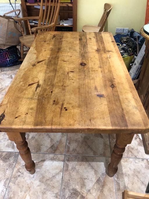 Buy & Sell Greater Manchester Bolton - Photos for Solid Oak dining table with 4 chairs