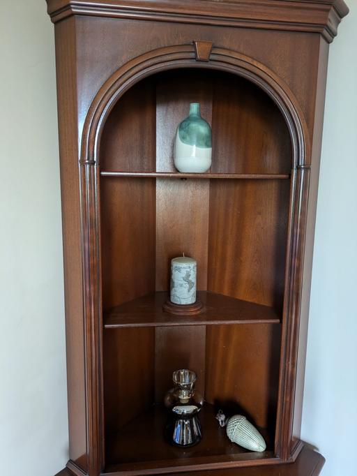 Buy & Sell Worcestershire Bromsgrove - Photos for Antique mid century corner cabinet shelf unit