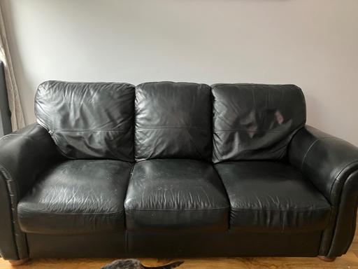 Buy & Sell East London Bromley - East London - Photos for Real leather sofa