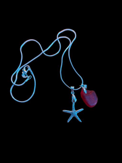 Buy & Sell Cornwall Camborne - Cornwall - Photos for Red Sea Glass and Starfish necklace