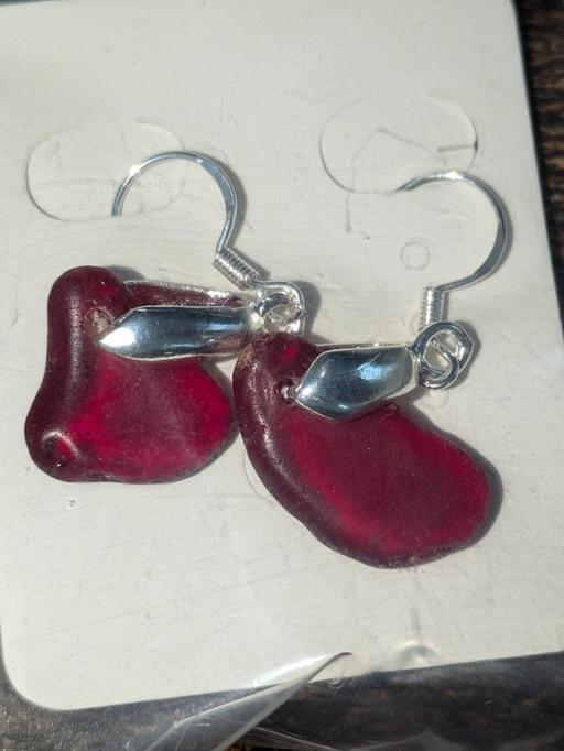 Buy & Sell Cornwall Camborne - Cornwall - Photos for Red Sea Glass Earrings