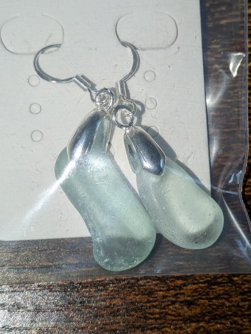 Buy & Sell Cornwall Camborne - Cornwall - Photos for White Sea Glass Earrings