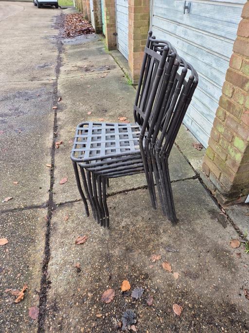 Buy & Sell Kent Medway - Kent - Photos for 6 x metal garden chairs