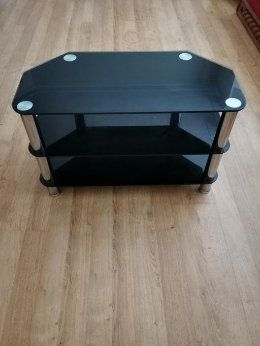 Buy & Sell Hampshire Southampton - Photos for TV Stand Black With Chrome Legs