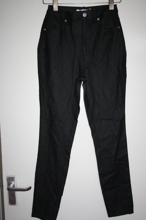 Buy & Sell North West London Chalk Farm - North West London - Photos for Na-kd black coated jeans size 8