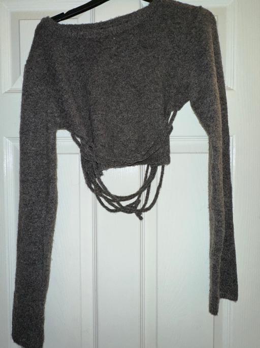 Buy & Sell Wrexham - Wales Wrexham - LL13 - Photos for Chocolate Luxe knit lace up back crop jumper