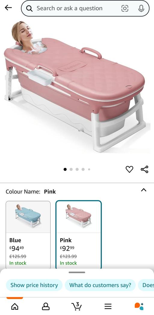 Buy & Sell West Yorkshire Bradford - Photos for Portable Foldable Adult Bathtub