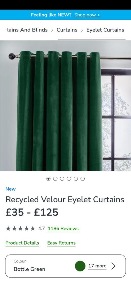 Buy & Sell Essex Braintree - Photos for Dunelm curtains