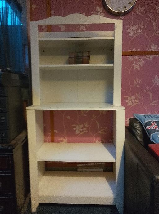 Buy & Sell East London South Hackney - East London - Photos for White shabby chic retro vintage bookcase