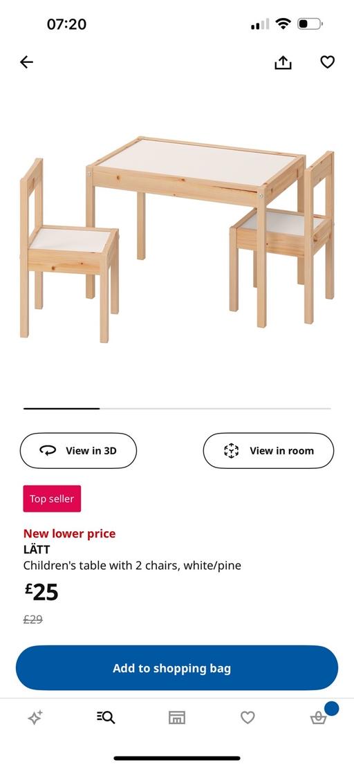 Buy & Sell West London Maida Vale - West London - Photos for IKEA Latt children’s table and chairs