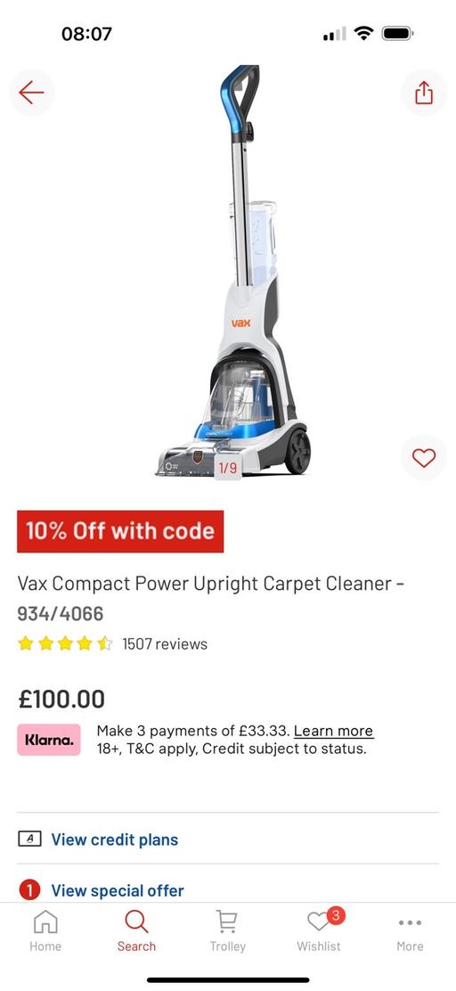 Buy & Sell Merseyside Saint Helens - Photos for Carpet cleaner